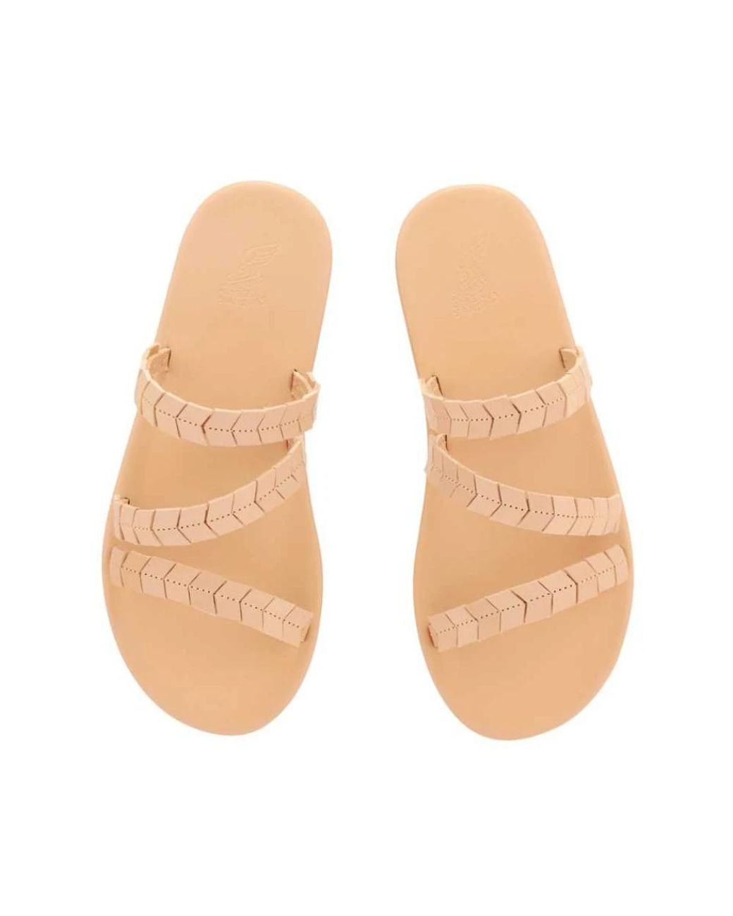 Ancient Greek Sandals Pink Sliders