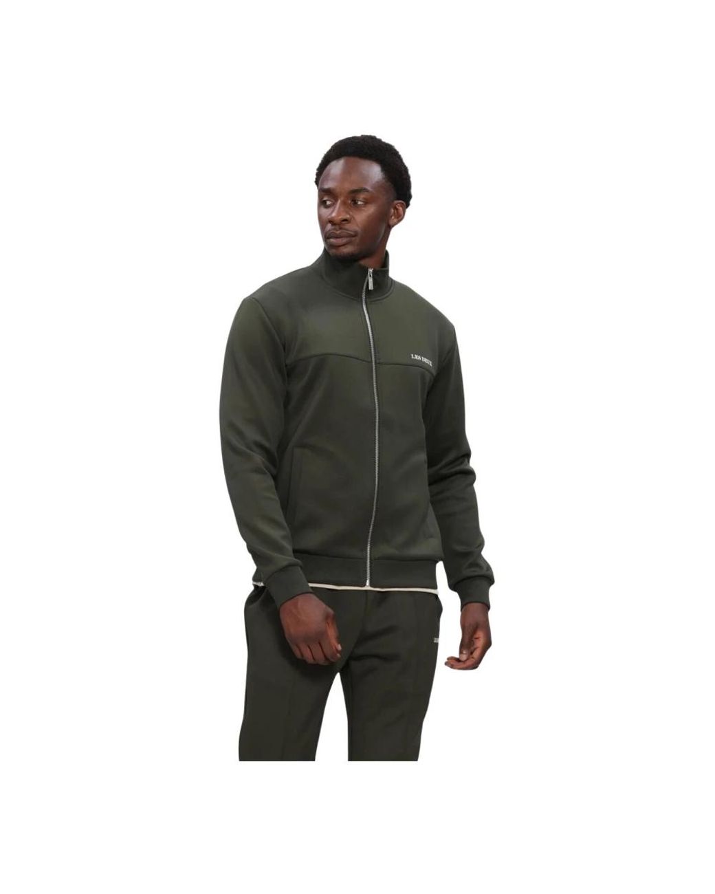 Les Deux Ballier Track Jacket in het Black voor heren