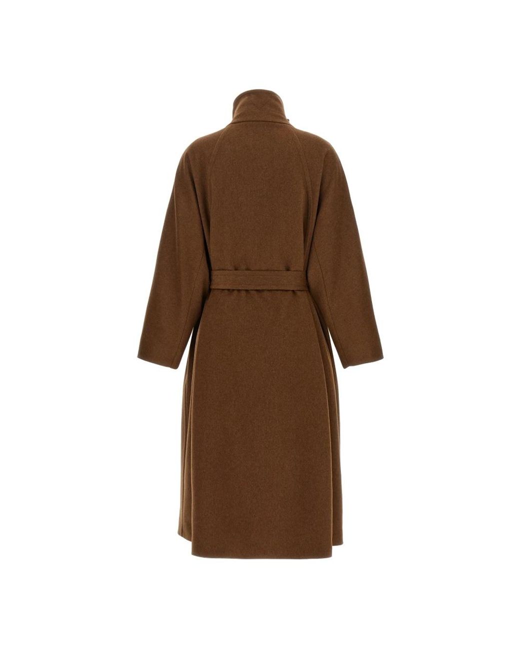 Alberto Biani Brown Belted Coats
