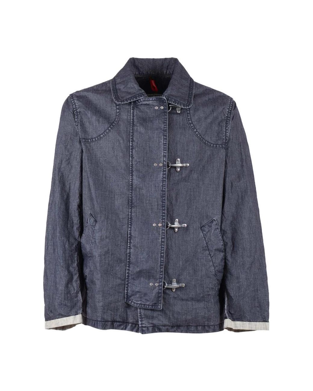 Fay Blue Denim Jackets for men