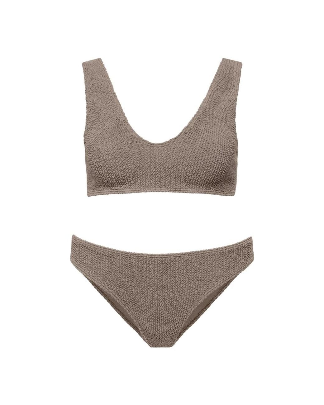 Sorbet Island Gray Bikinis
