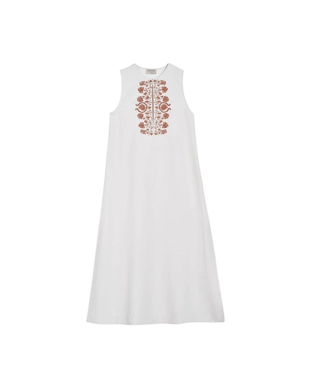 Zeus + Dione White Midi Dresses