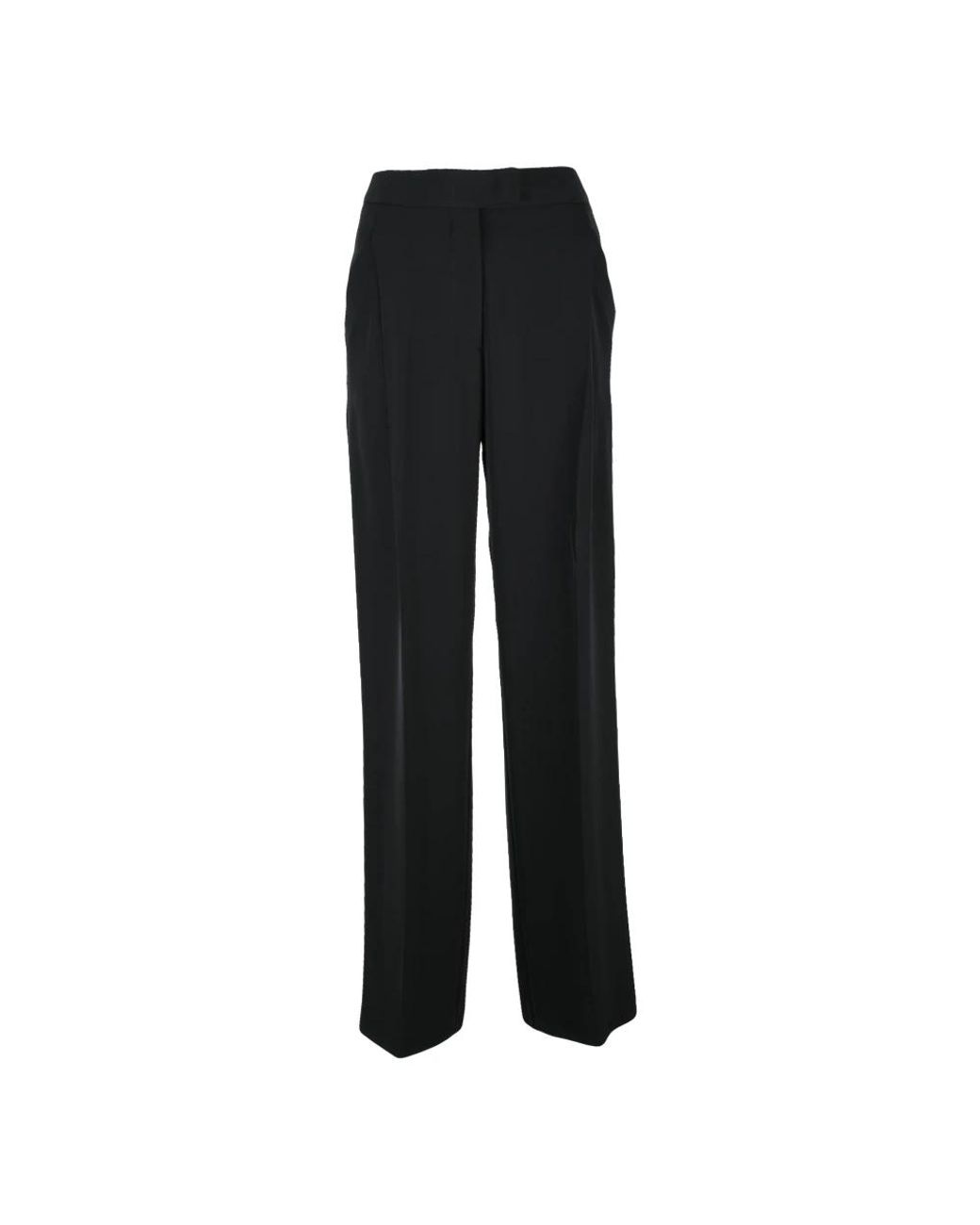 SIMONA CORSELLINI Black Wide Trousers