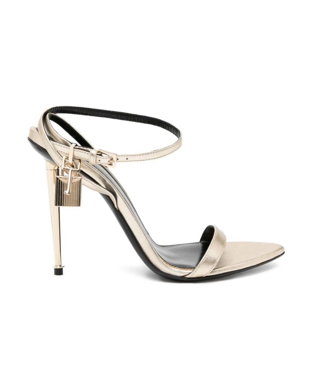 Tom Ford Metallic High Heel Sandals