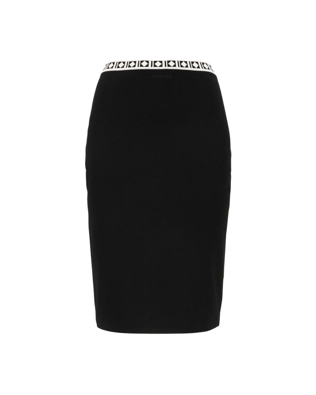 Versace Black Short Skirts