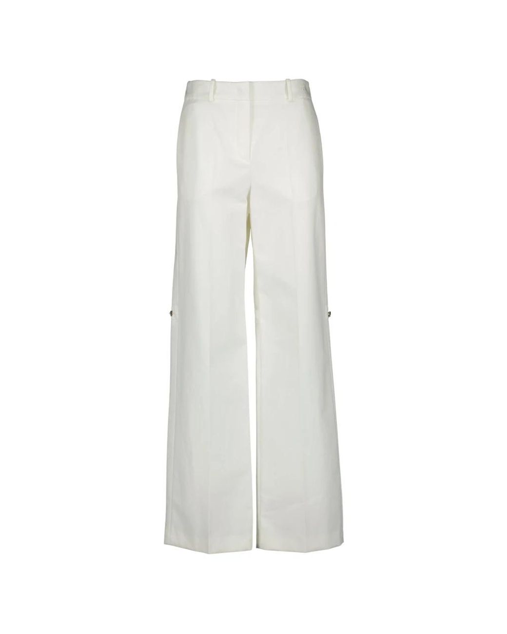 Fendi White Wide Trousers