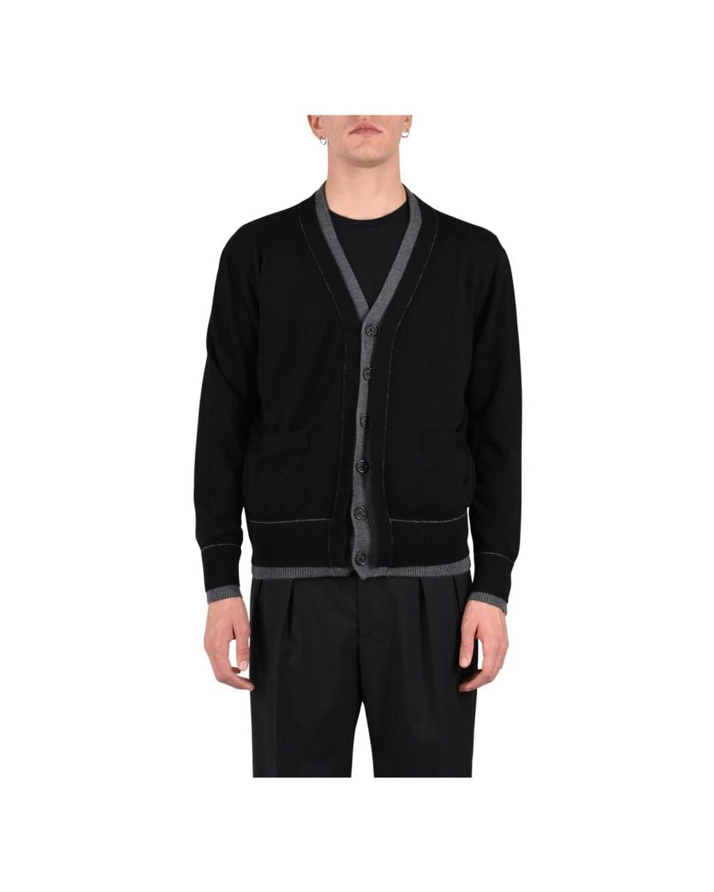 Cardigans Paolo Pecora pour homme en coloris Black