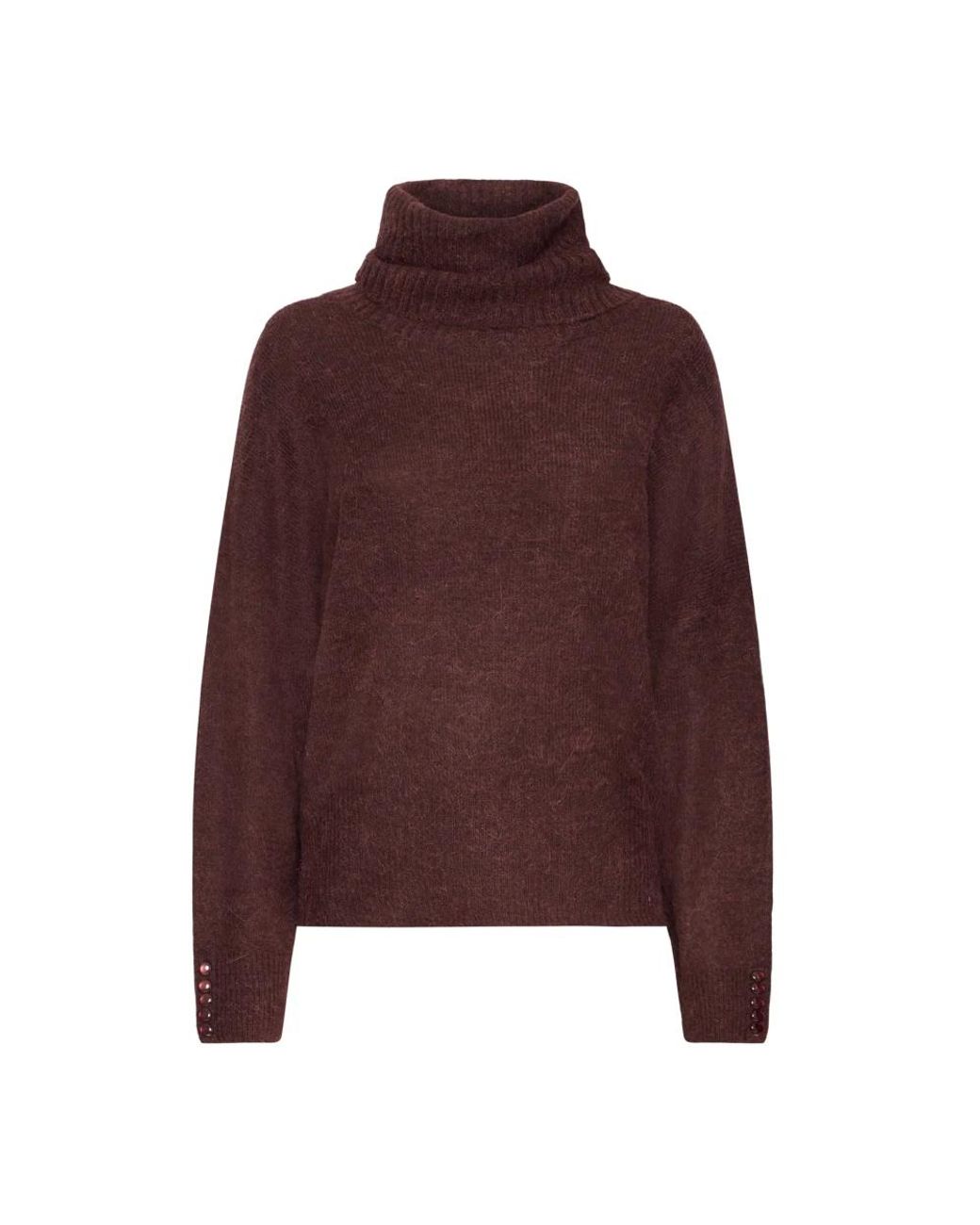Turtlenecks Ichi de color Brown