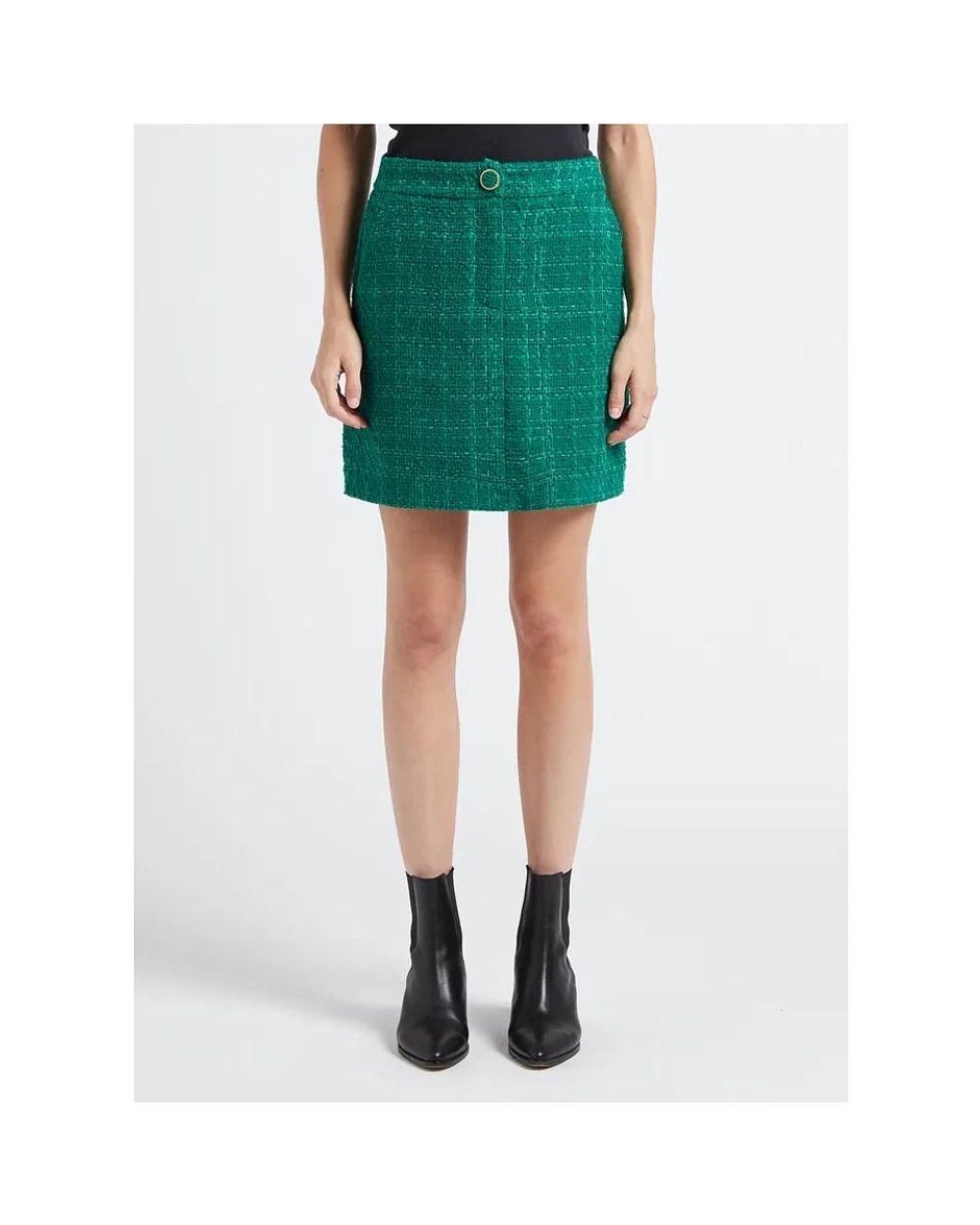 Suncoo Green Short Skirts