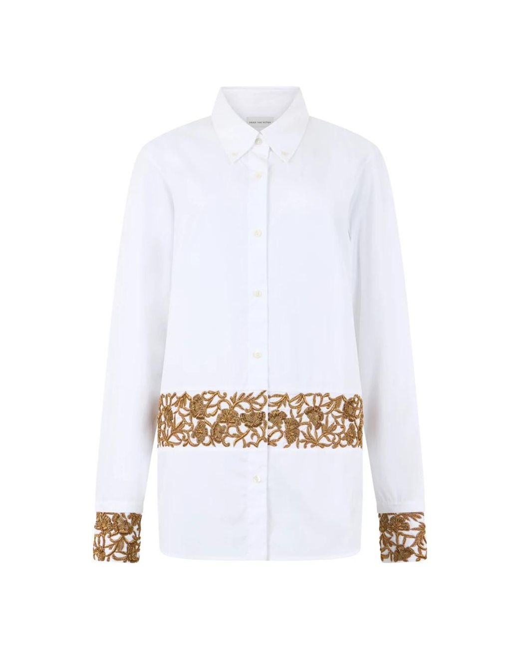 Dries Van Noten White Shirts