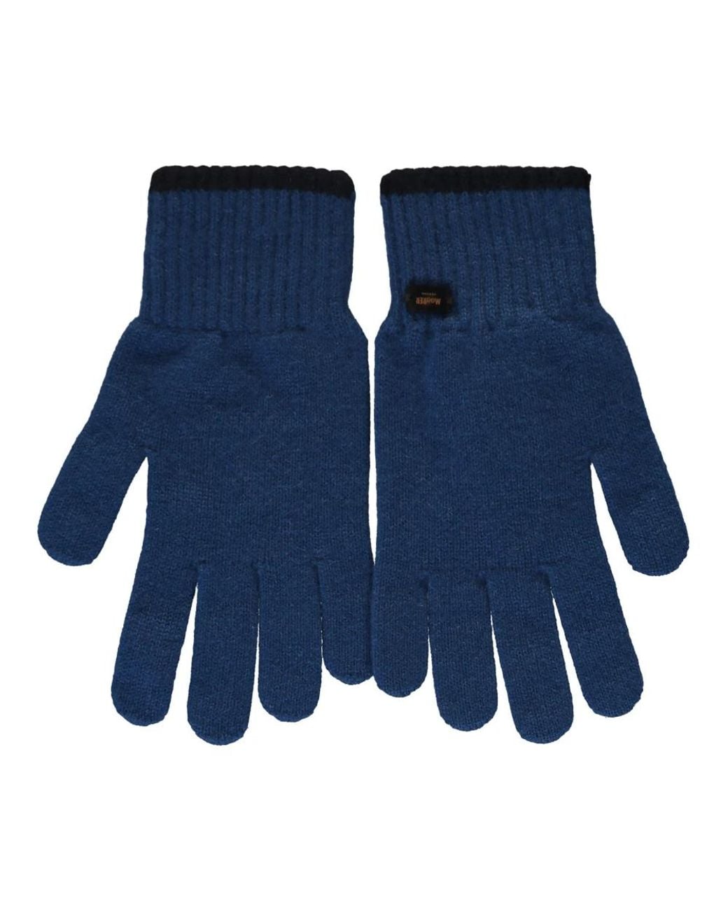 Moorer Blue Gloves for men