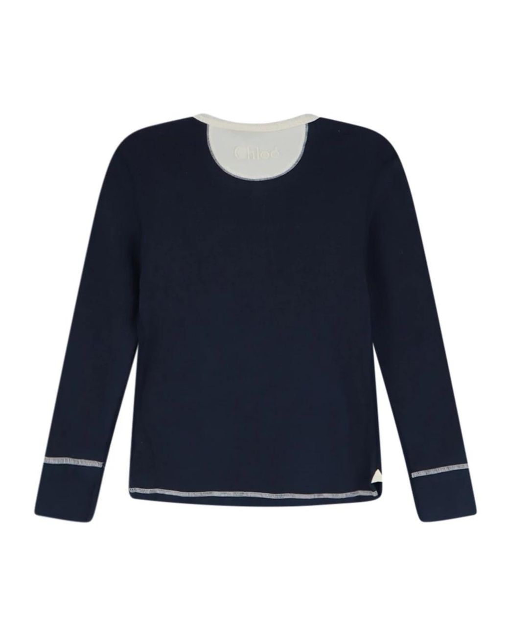 Chloé Blue Round-Neck Knitwear