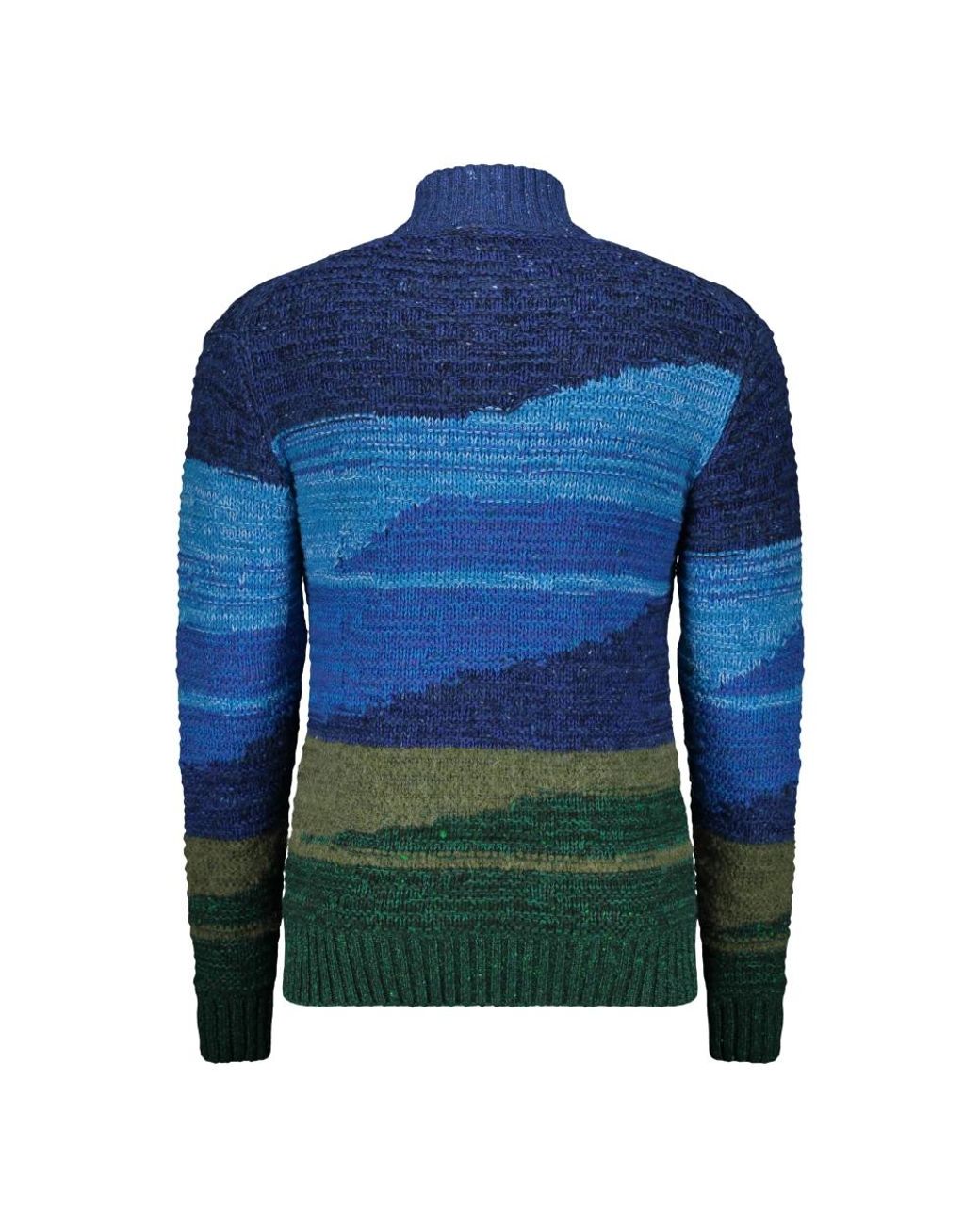 Moorer Blue Turtlenecks for men