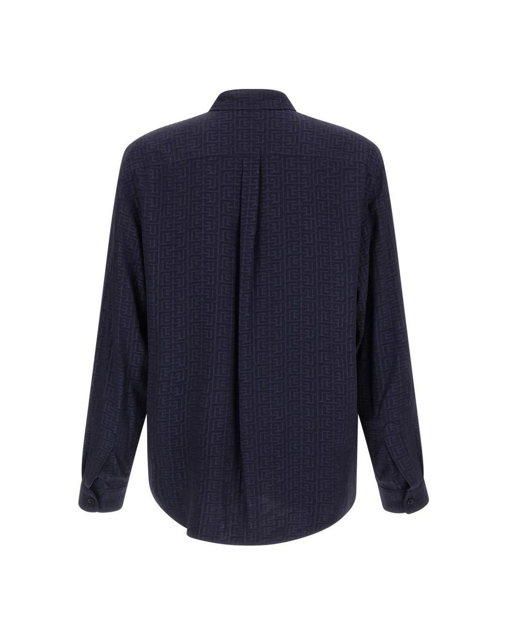 Balmain Blue Casual Shirts for men