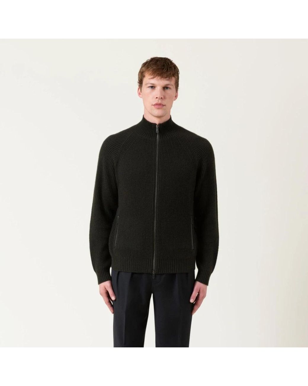 Cardigans AUTORE de hombre de color Black