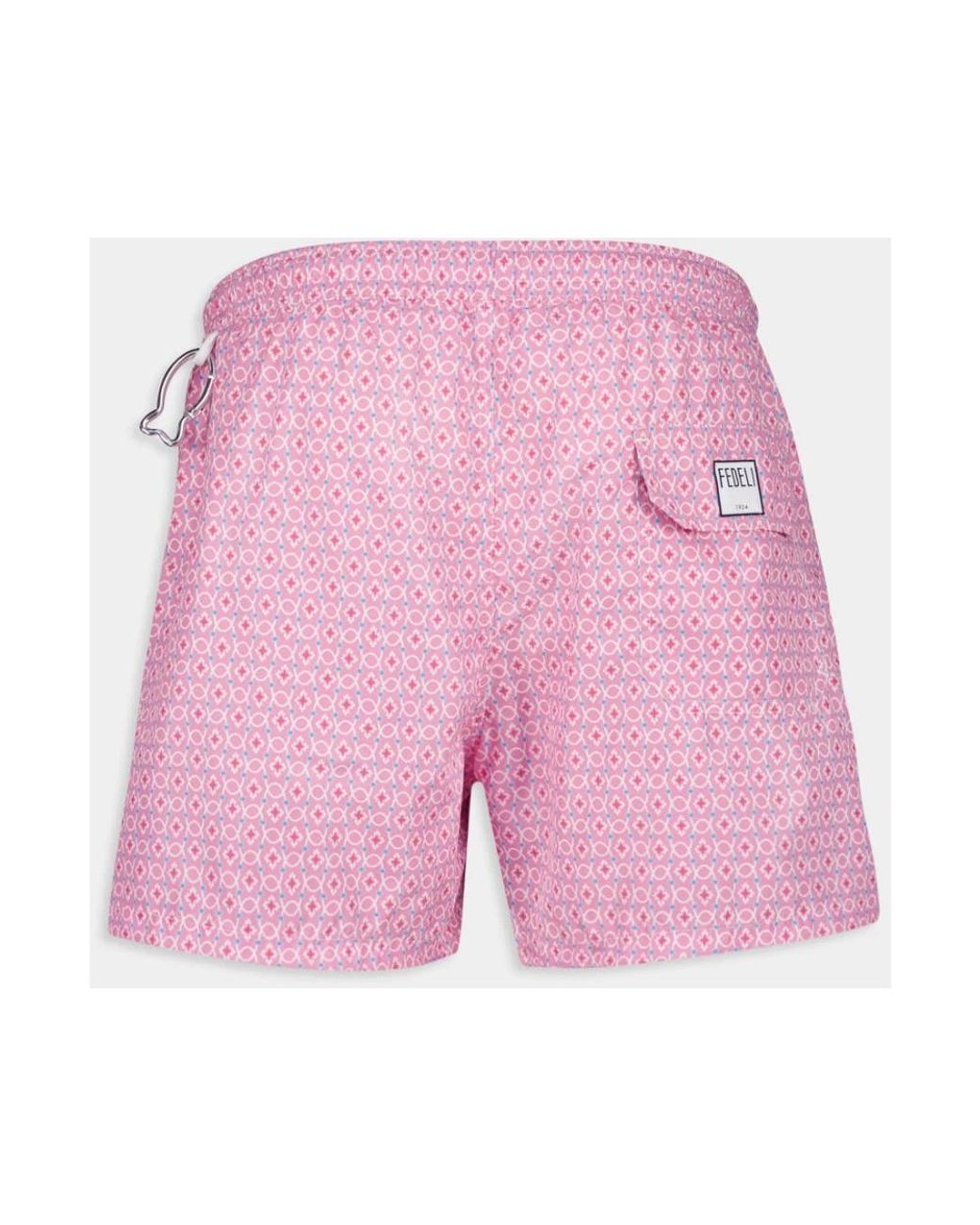 Fedeli Pink Beachwear for men