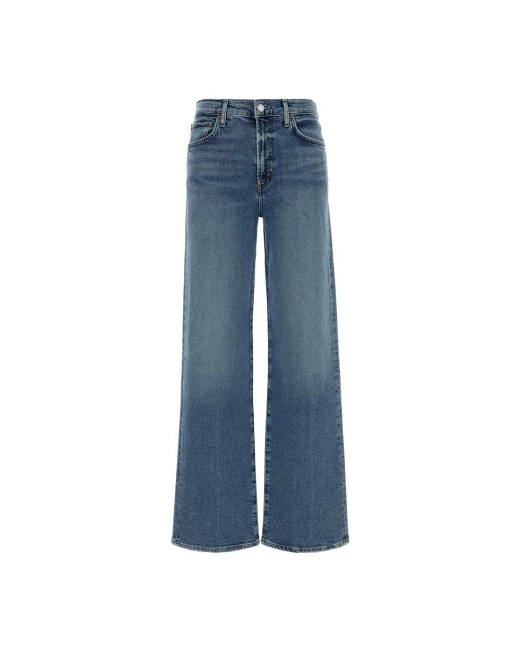 Wide Jeans Agolde de color Blue