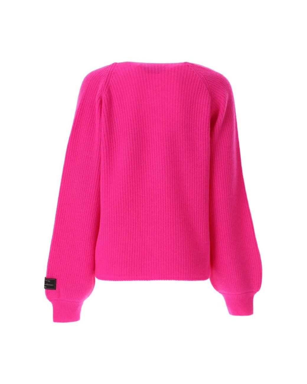 MSGM Pink Round-Neck Knitwear