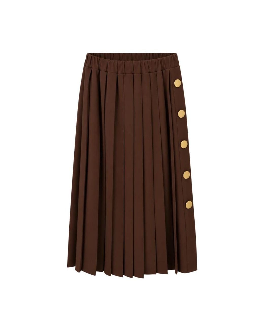 Jucca Brown Midi Skirts