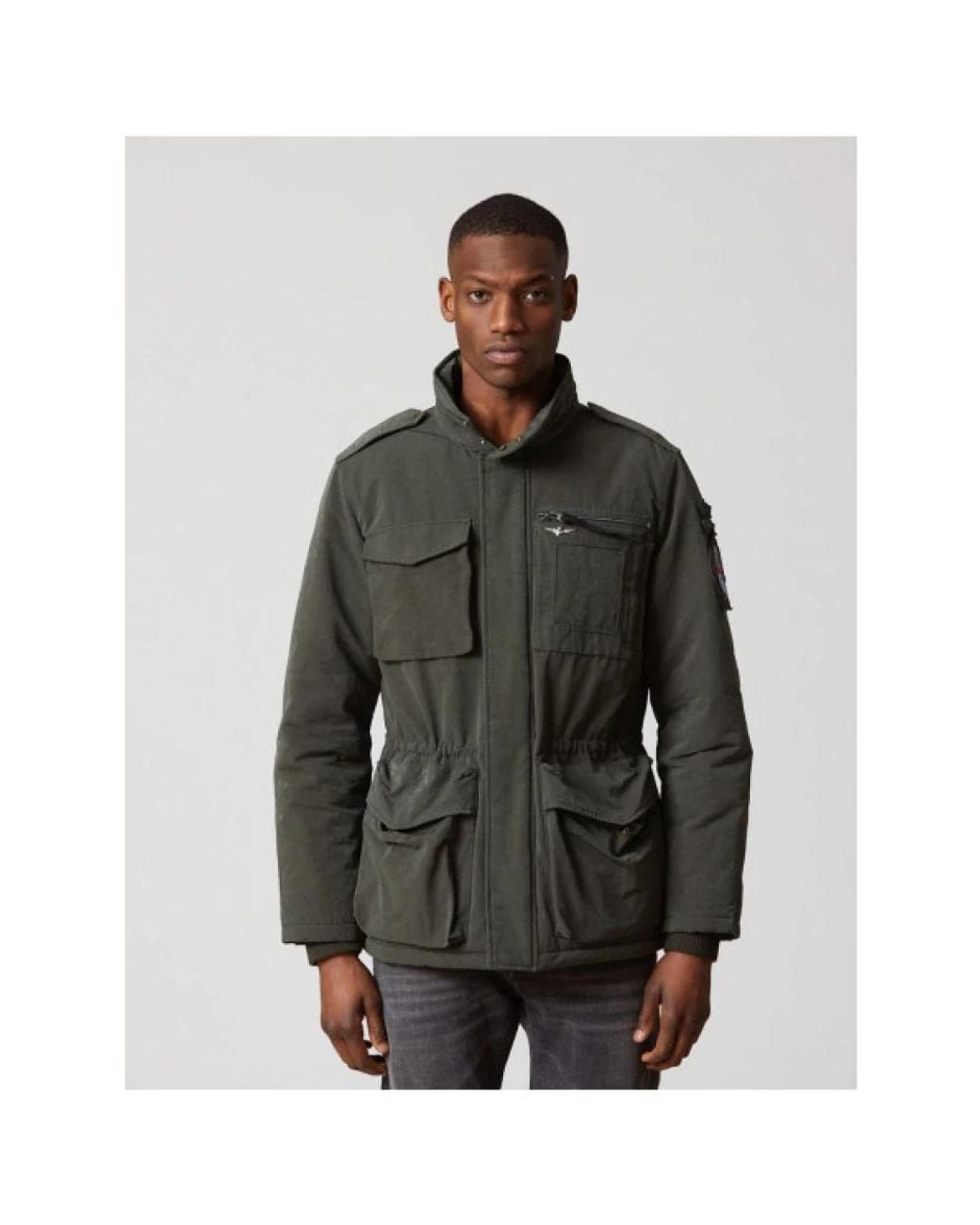 Aeronautica Militare Green Light Jackets for men