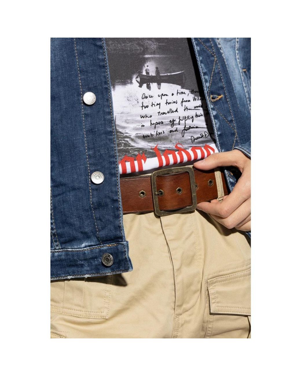 DSquared² Brown Belts for men