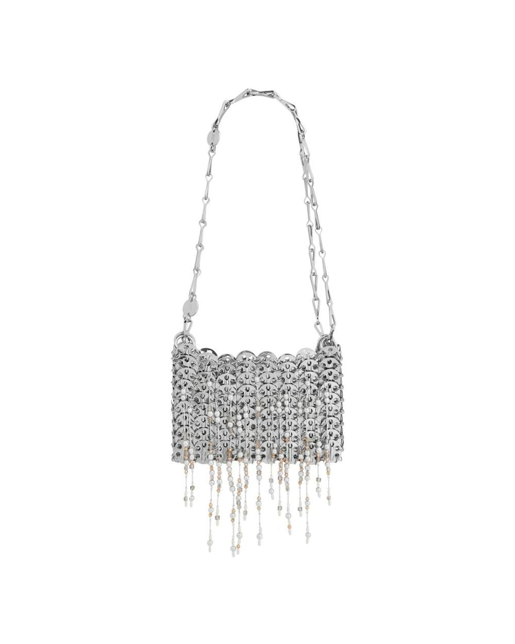 Rabanne White Shoulder Bags
