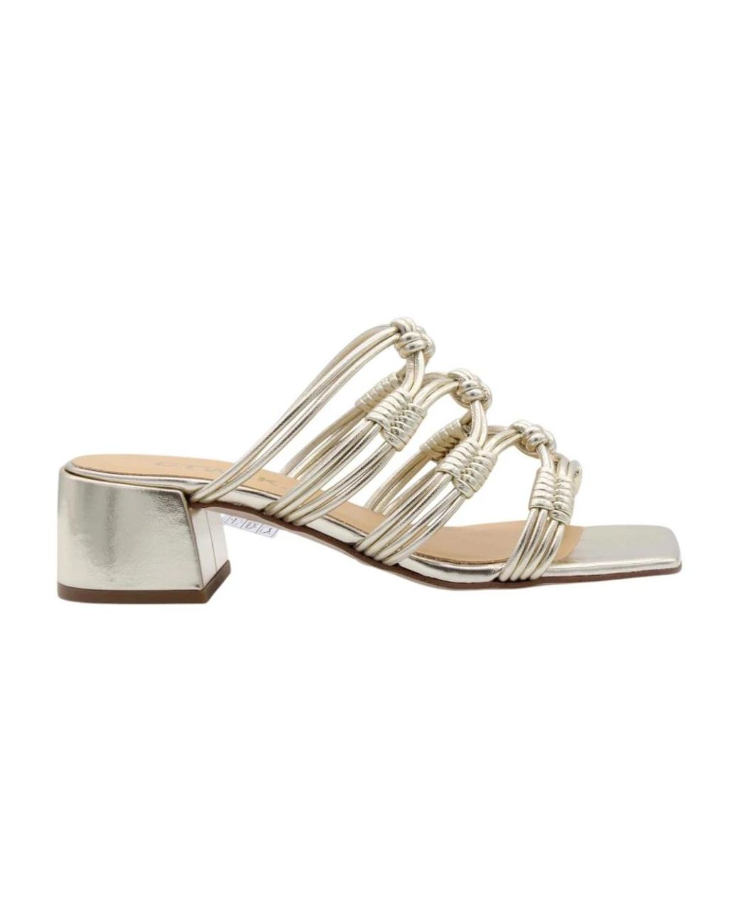 CTWLK White Heeled Mules