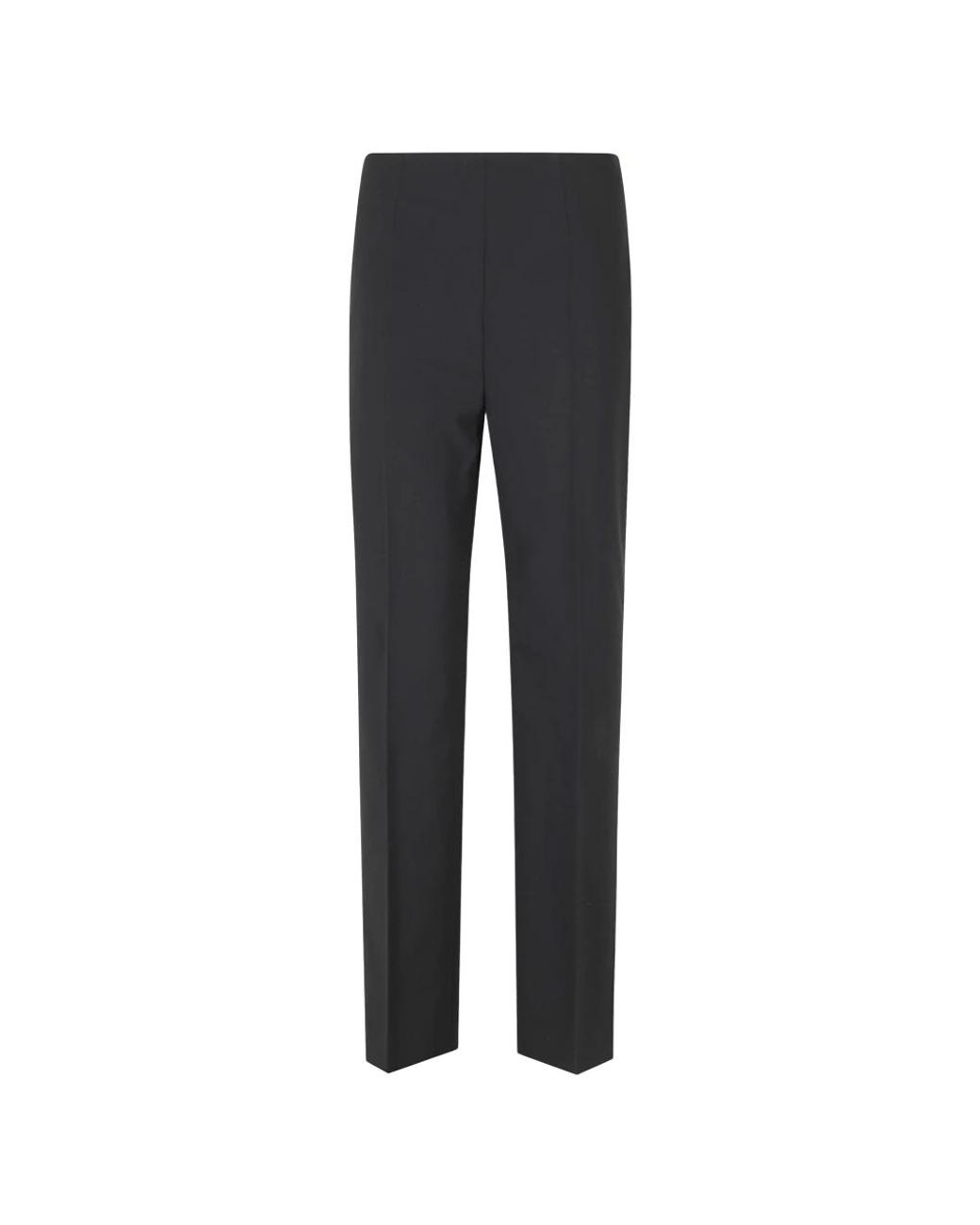 Alberta Ferretti Gray Straight Trousers
