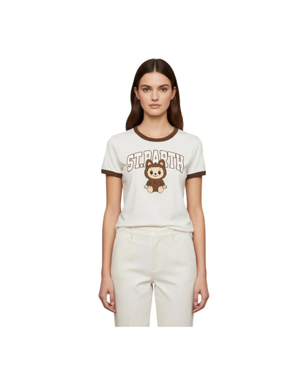 Mc2 Saint Barth White T-Shirts