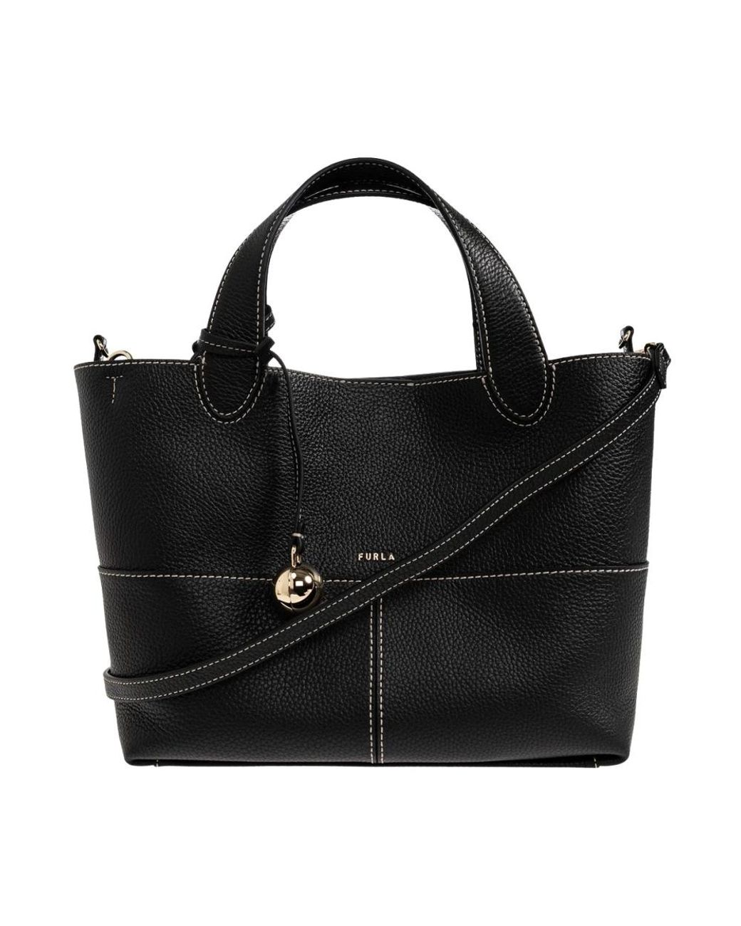 Furla Black Shopping Bags