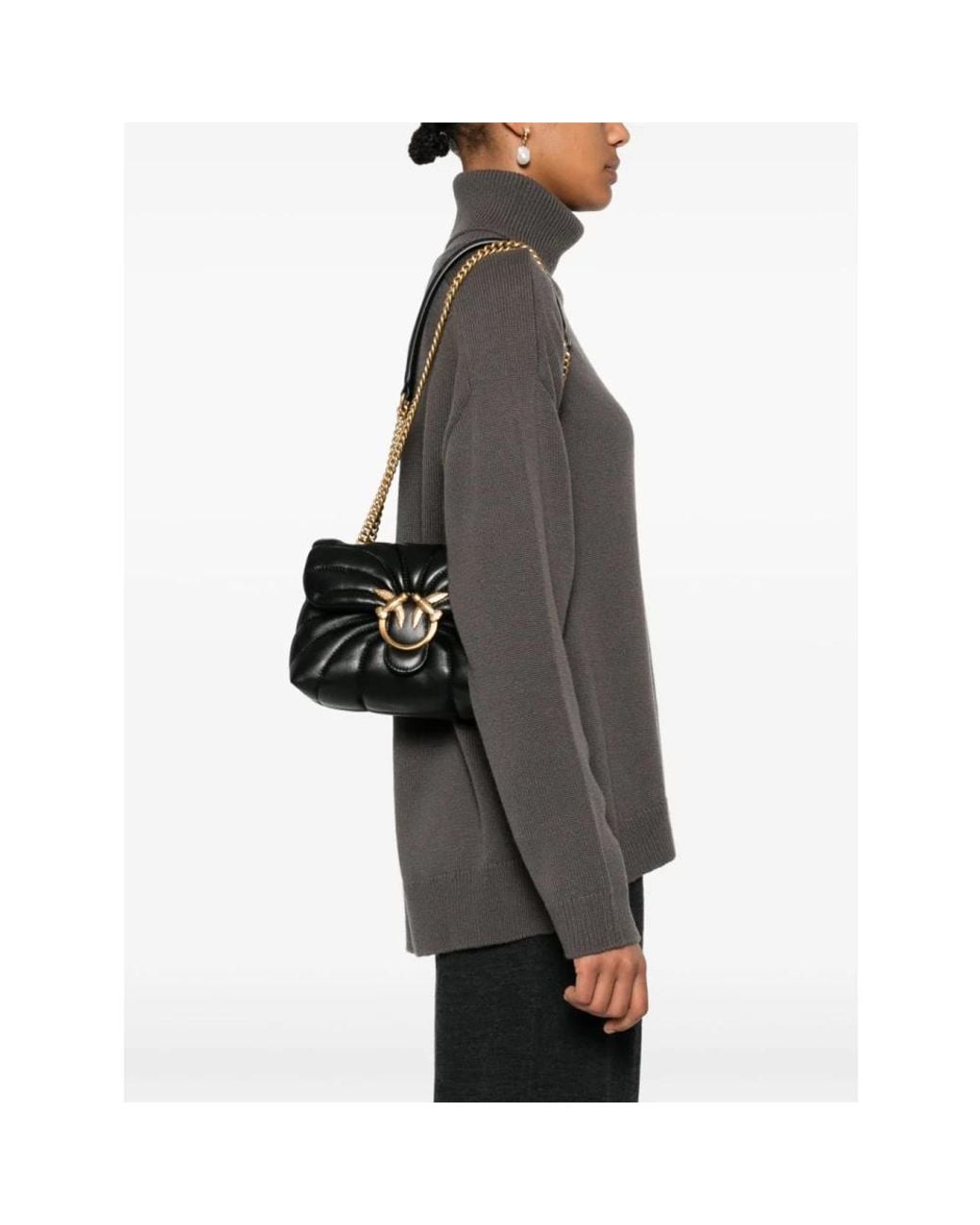 Pinko Black Shoulder Bags
