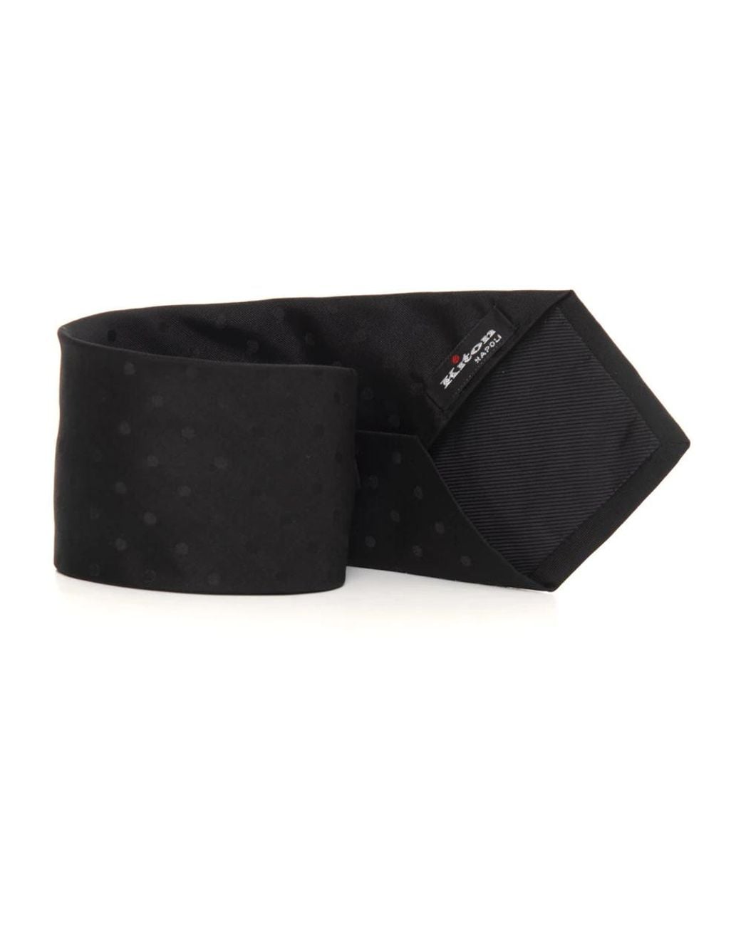 Ties Kiton de hombre de color Black