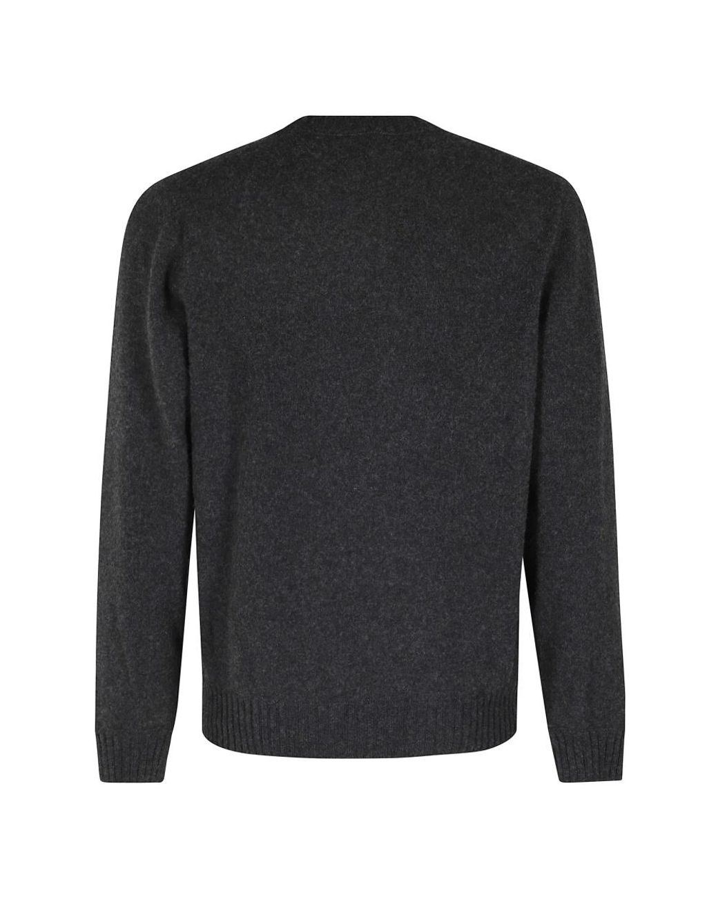 Gran Sasso Black Round-Neck Knitwear for men