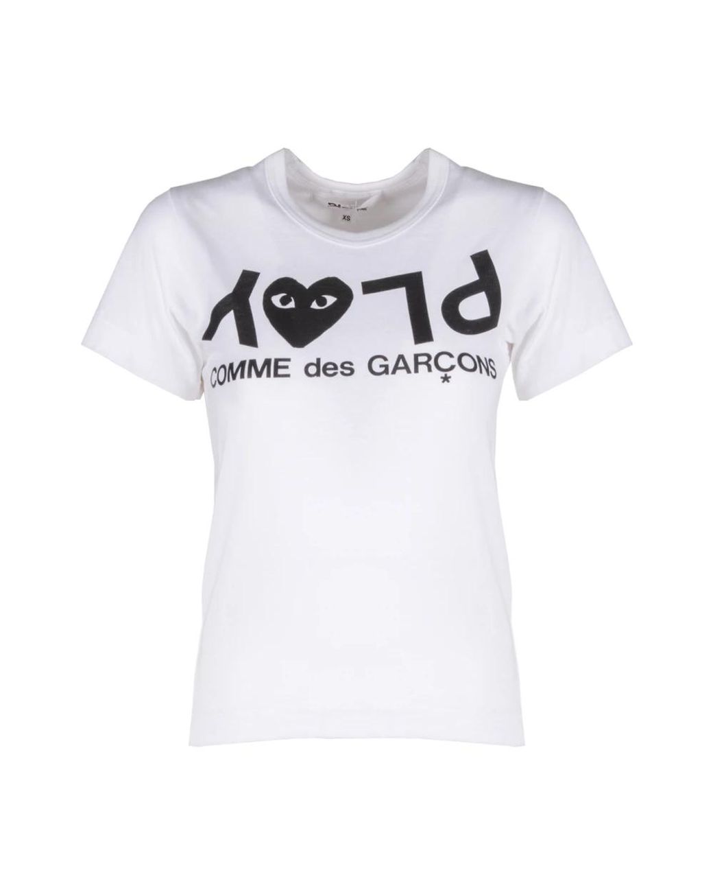 COMME DES GARÇONS PLAY White T-Shirts