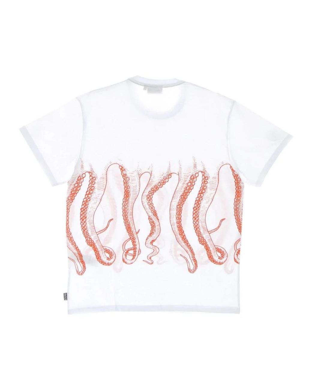 Octopus White T-Shirts for men