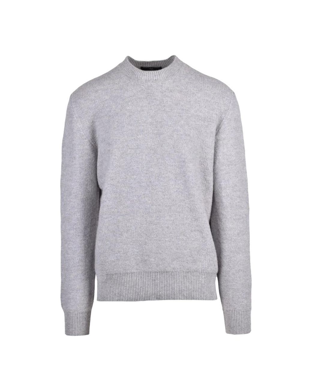 Daniele Fiesoli Gray Round-Neck Knitwear for men