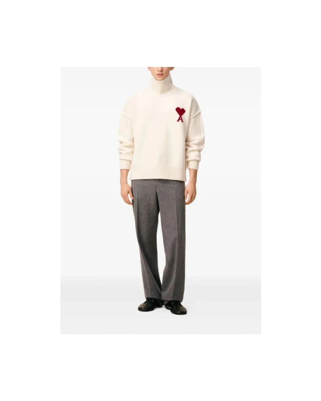 AMI White Turtlenecks for men