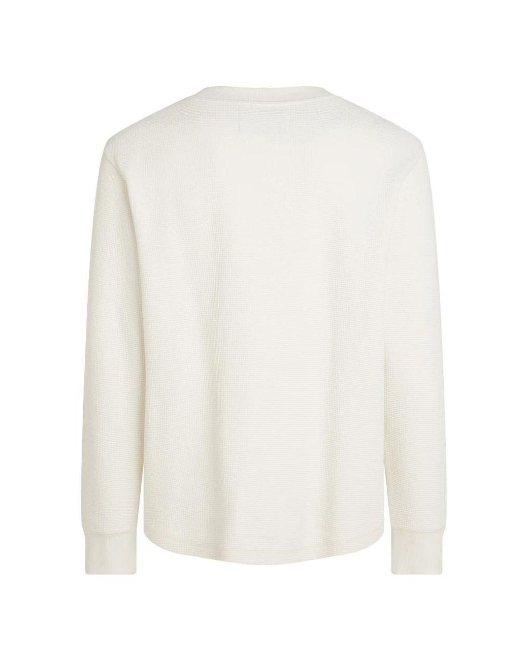 Calvin Klein White Long Sleeve T-Shirts for men