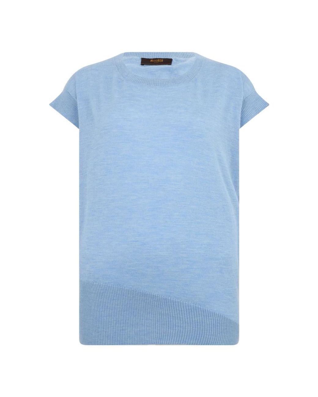 Moorer Blue Knitted Dresses