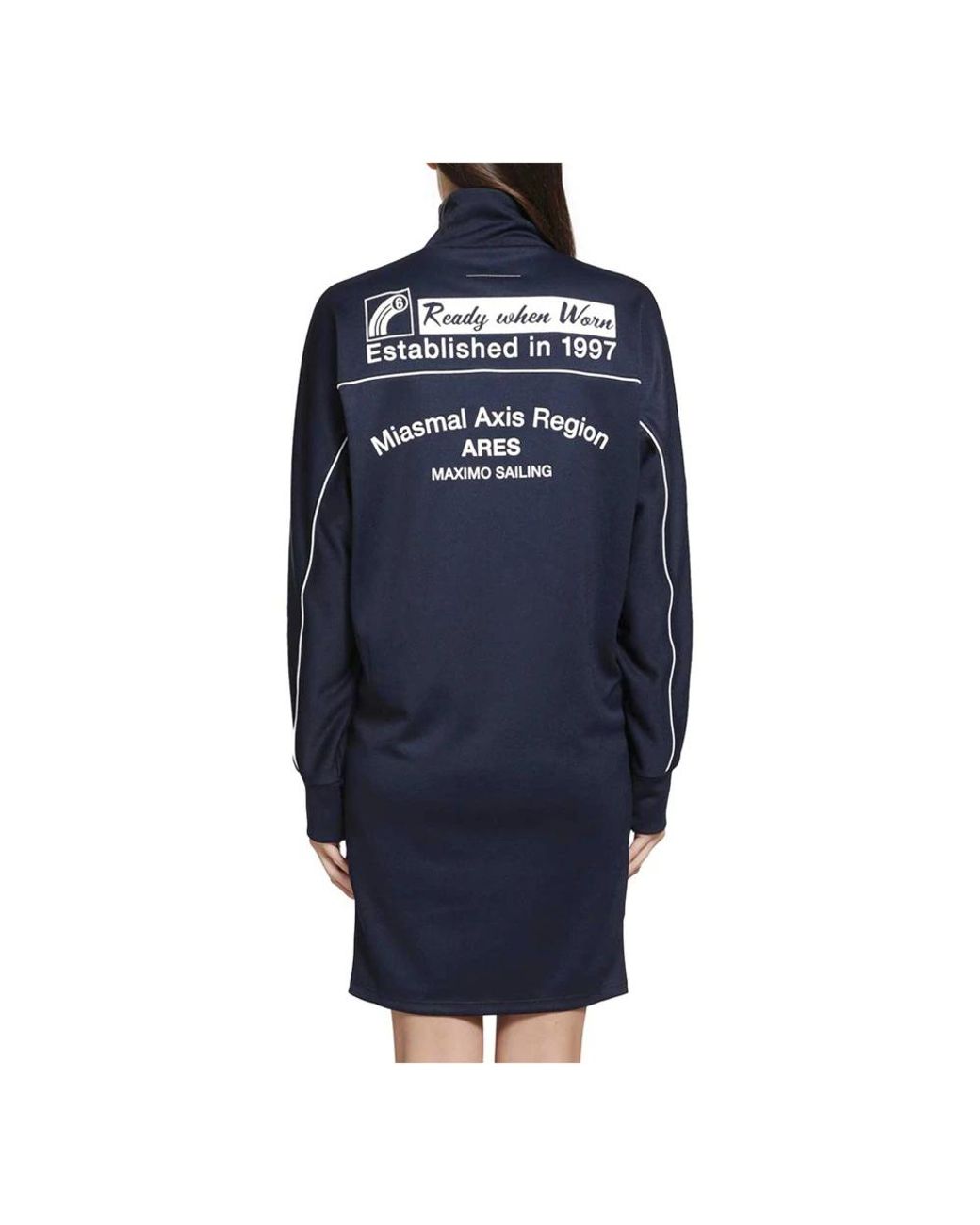 MM6 by Maison Margiela Blue Short Dresses