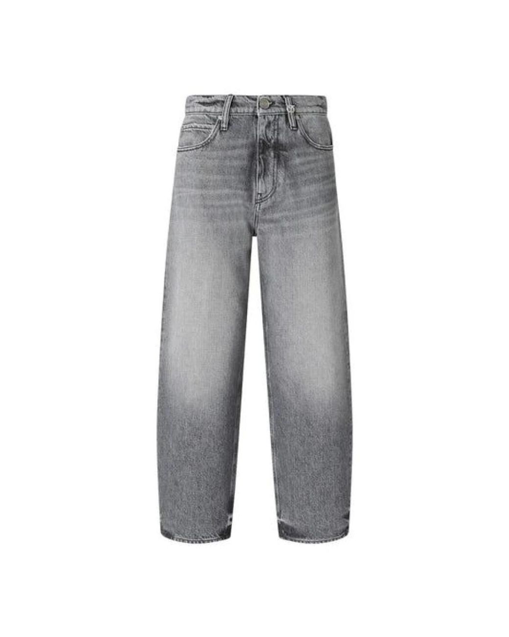 Pinko Gray Cropped Jeans
