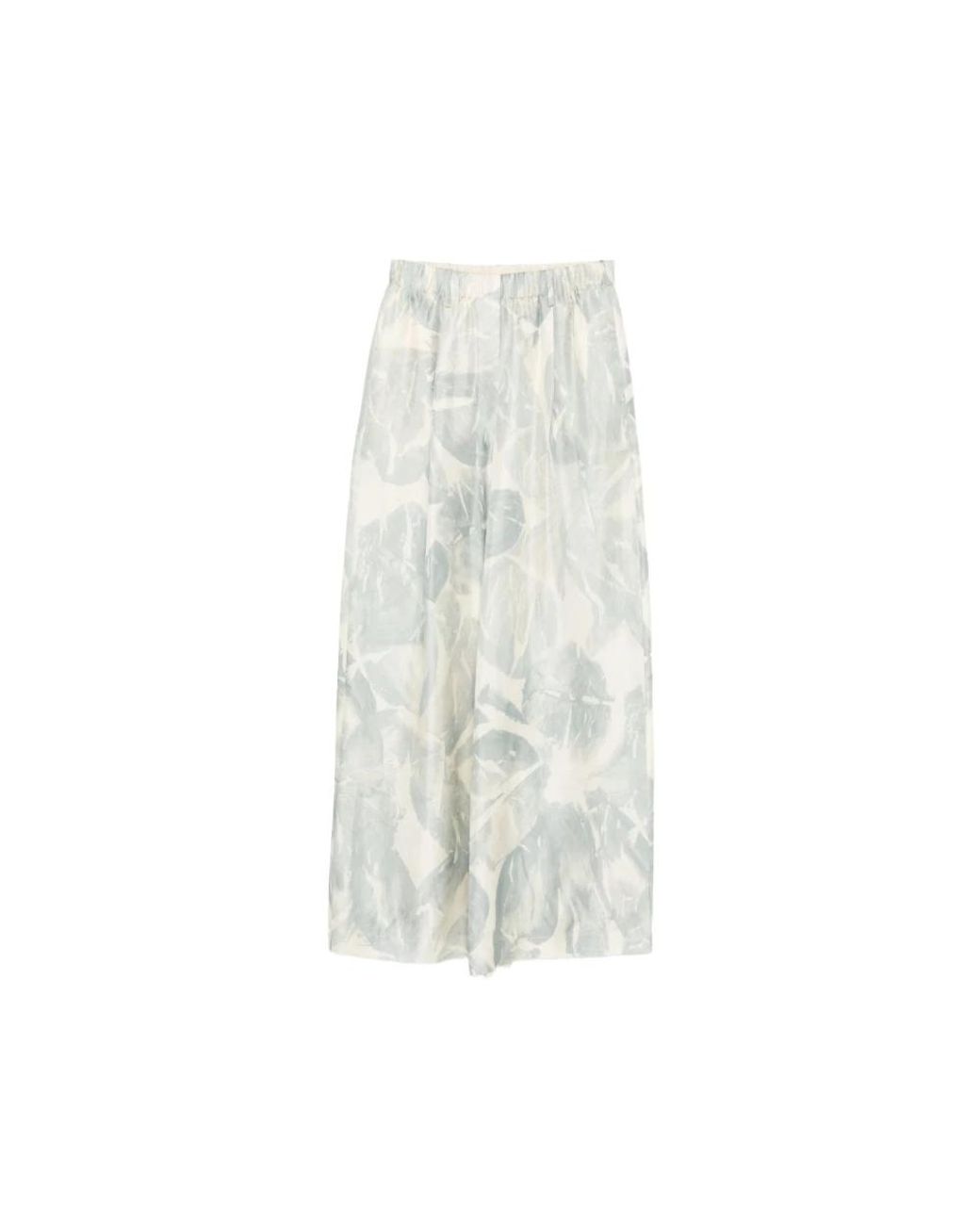 Alysi White Wide Trousers