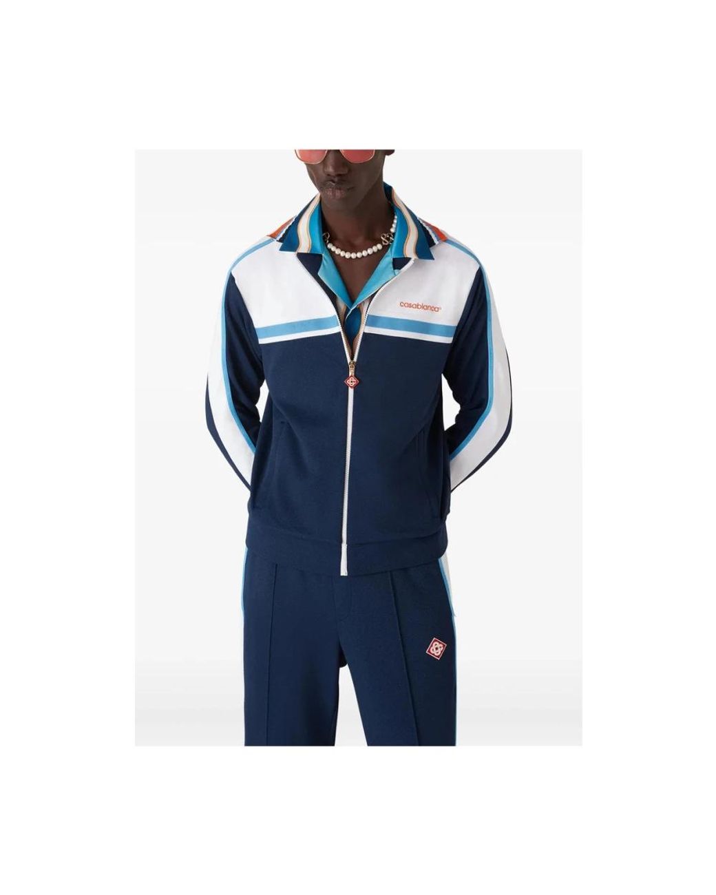 Casablanca Blue Trousers for men