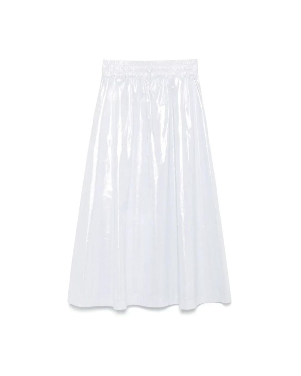 D.exterior A-Line Midi Rok in het White