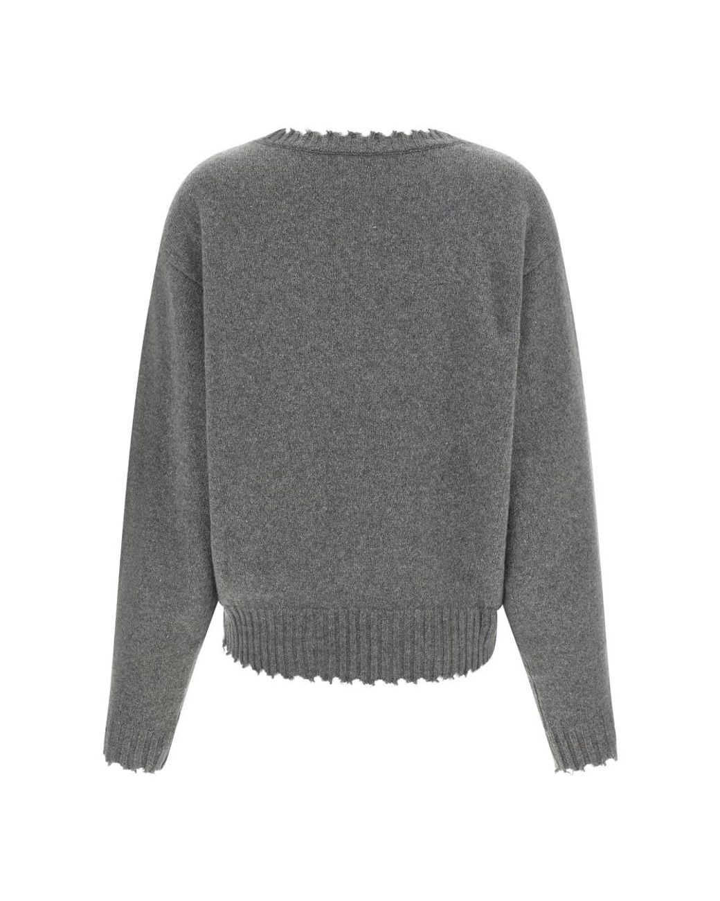 Nude Gray V-Neck Knitwear