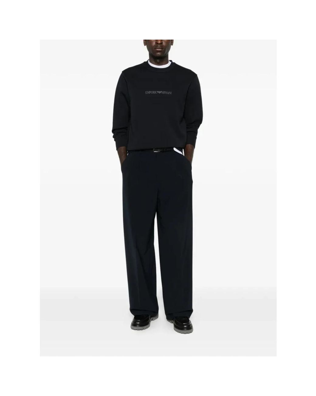 Emporio Armani Black Sweatshirts for men