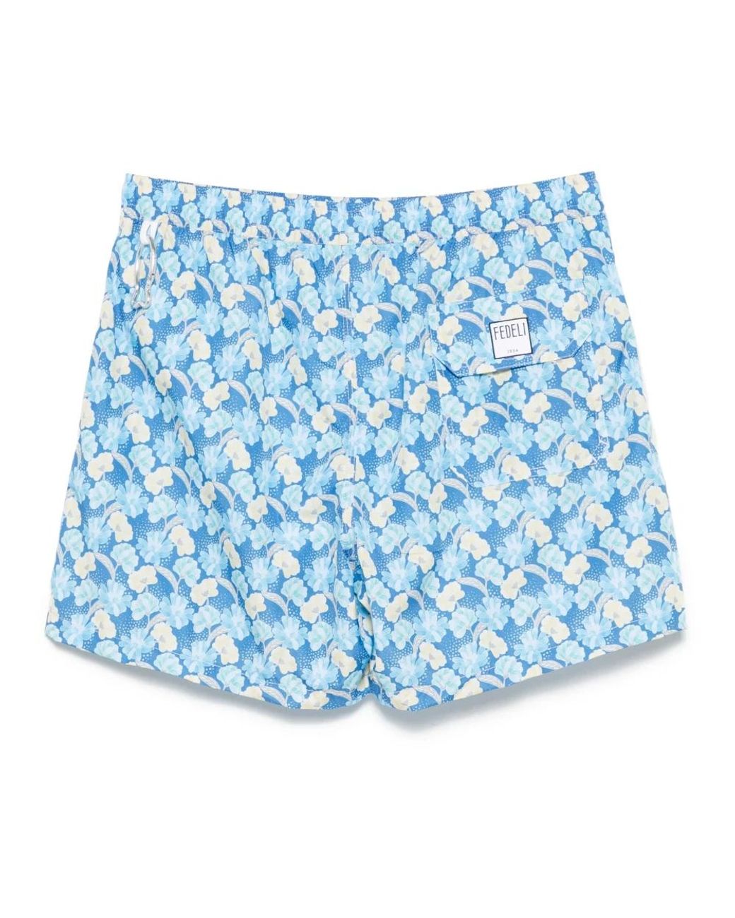 Fedeli Blue Beachwear for men