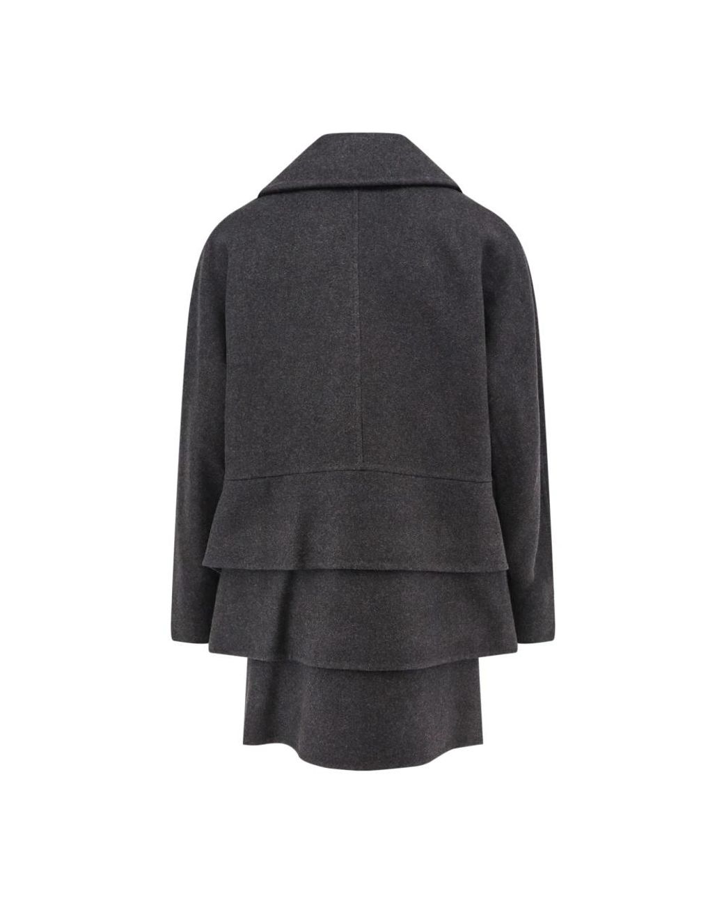 Max Mara Black Double-Breasted Coats