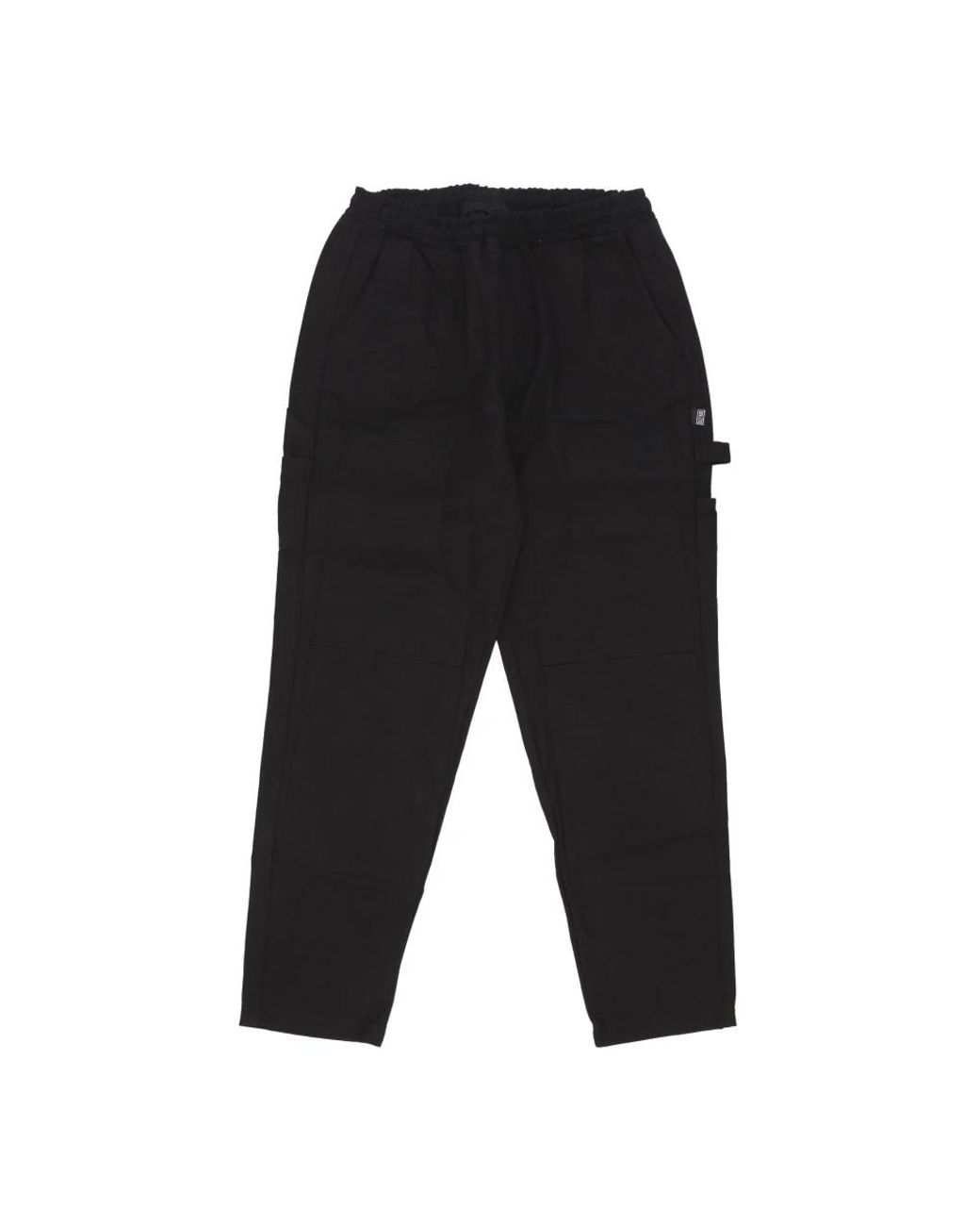 DOLLY NOIRE Black Straight Trousers for men