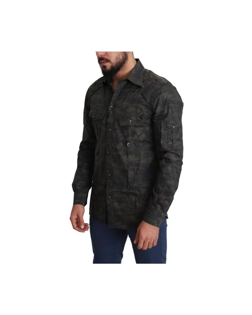 Dolce & Gabbana Black Casual Shirts for men